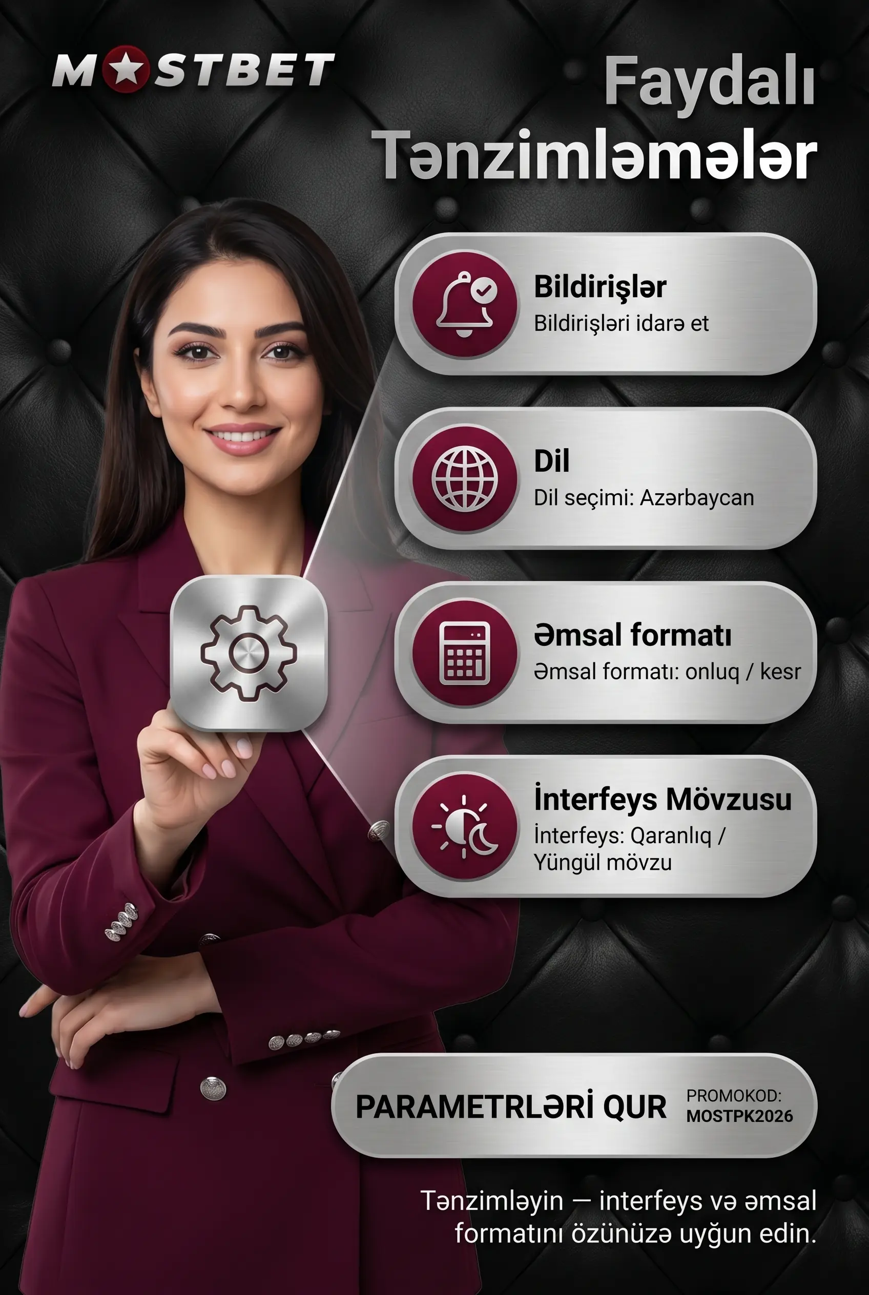 Mostbet faydalı tənzimləmələr