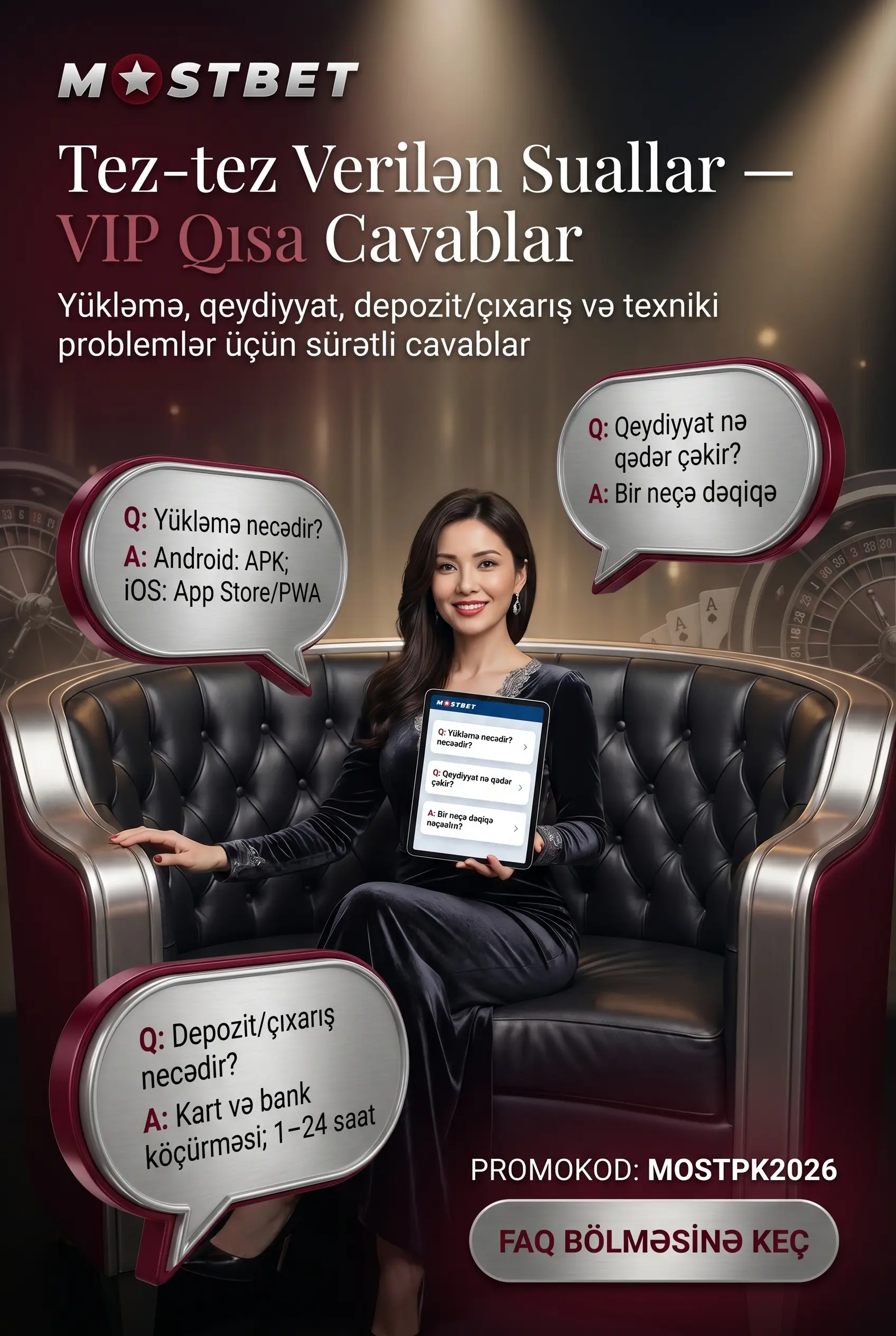 Mostbet tez-tez verilən suallar